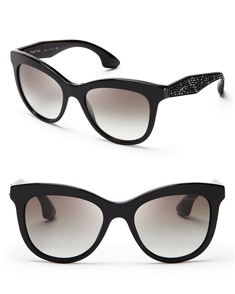 miu miu sunglasses crystal|Miu Miu Sunglasses for Women .